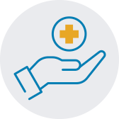icon of a provider giving care